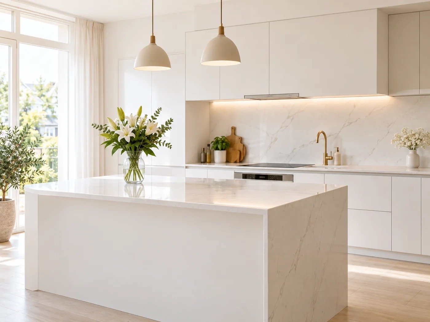 Schone lichte keuken